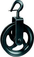 Seilrad 190 mm, 200 kg für Seil bis 28 mm