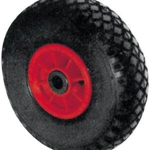 Luftrad D15.266,260mm Nabenl.75mm,Gummi schw. Radk.Kst,RL,Stollenprofil