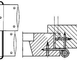 Fensterbänder verzinkt C 3 100 mm