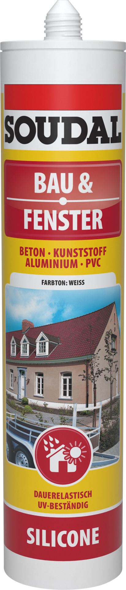 Bau & Fenster Silikon, 300ml 1 Bau & Fenster Silikon, 300ml