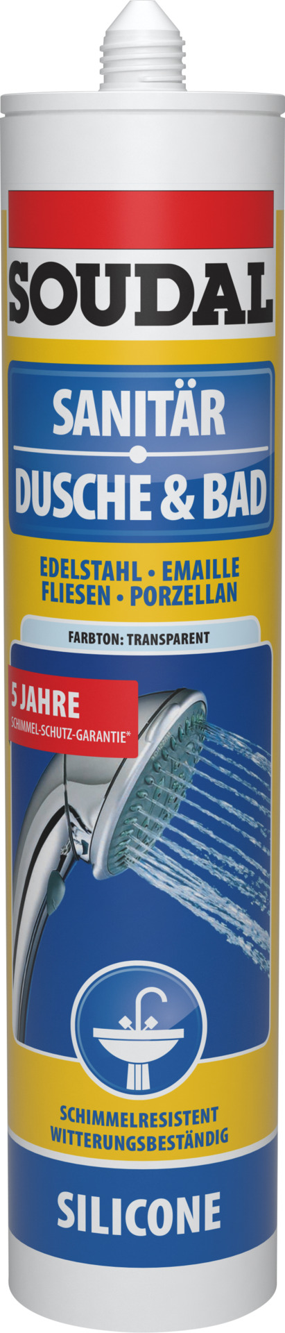 Sanitär Dusche & Bad Silikon, 300ml 1 Sanitär Dusche & Bad Silikon, 300ml
