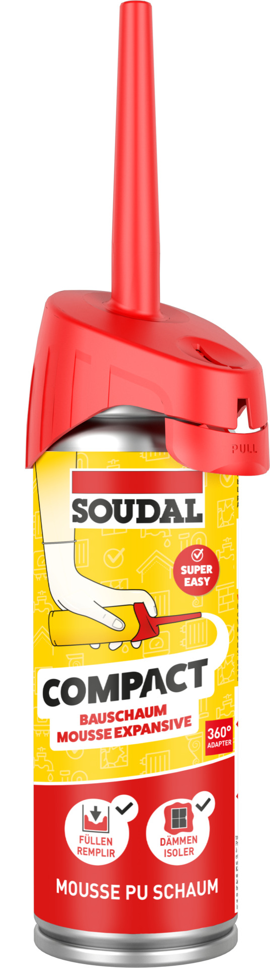 Compact Schaum DIY Schnellfixschaum, 150ml 1 Compact Schaum DIY Schnellfixschaum, 150ml