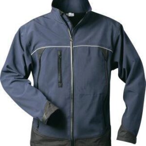 Jacke Gamma Softshell marine-schwarz
