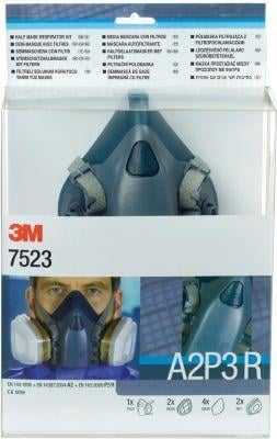 Maskenset 752 incl. Maske 7502 Filter A2P3R 1 Maskenset 752 incl. Maske 7502 Filter A2P3R