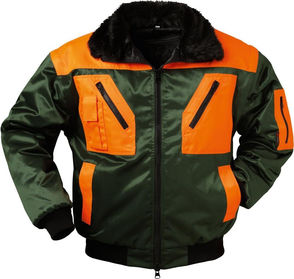 Pilotenjacke Rotdorn grün/orange 1 Pilotenjacke Rotdorn grün/orange