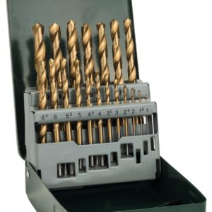 HSS-TiN Stahlbohrer-Set,19-tei