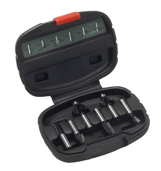 HM-Fräserset 8mm Schaft, 6tlg. 1 HM-Fräserset 8mm Schaft, 6tlg.