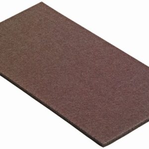 Filzzuschnitt selbstklebend, eckig, 200 x 100 x 4,5 mm,  braun