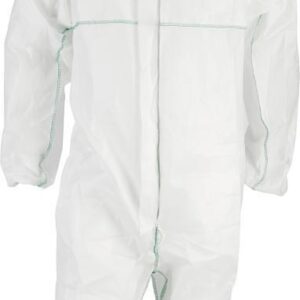 Einwegschmutzanzug aus Polypropylen, Gr. L, weiß, FORTIS