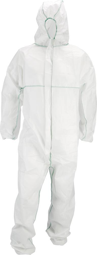 Einwegschmutzanzug aus Polypropylen, Gr. XXL, blau, FORTIS 1 Einwegschmutzanzug aus Polypropylen, Gr. XXL, blau, FORTIS