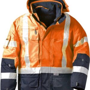 Warnparka Wallace, 4in1, Gr. S, orange
