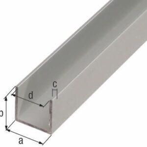 BA-Profil U-Form Aluminium