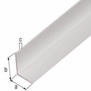 Winkelprofil Aluminium silberfarbig