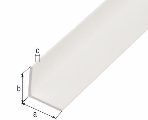 Winkelprofil Kunststoff weiß 1 Winkelprofil Kunststoff weiß