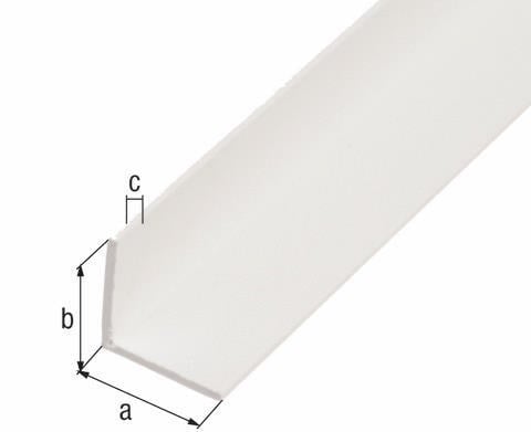 Winkelprofil Kunststoff weiß 1 Winkelprofil Kunststoff weiß