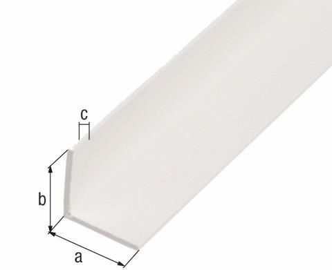 Winkelprofil Kunststoff weiß 1 Winkelprofil Kunststoff weiß