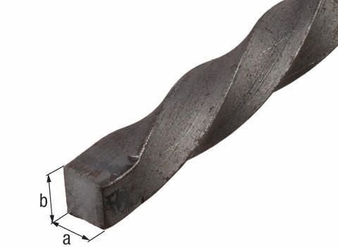Vierkantstange Stahl gedreht 1 Vierkantstange Stahl gedreht