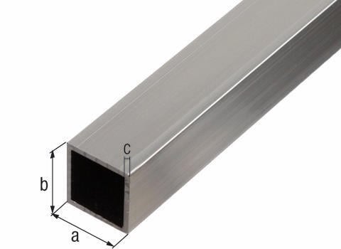 BA-Profil Vierkant Aluminium 1 BA-Profil Vierkant Aluminium