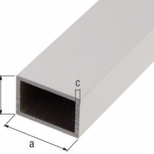 Rechteckrohr Aluminium