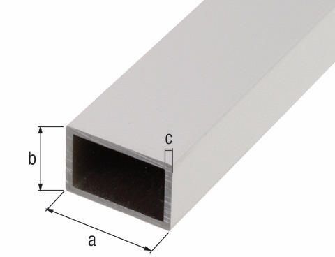 Rechteckrohr Aluminium 1 Rechteckrohr Aluminium