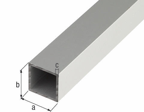 Vierkantrohr Aluminium 1 Vierkantrohr Aluminium