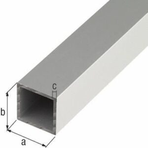 Vierkantrohr Aluminium