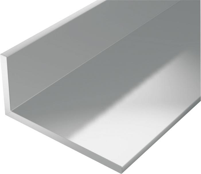 Winkelprofil Aluminium silberfarbig 1 Winkelprofil Aluminium silberfarbig