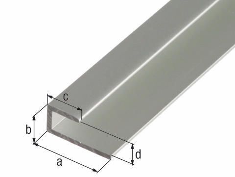 Abschlussprofil selbstklemmend 1 Abschlussprofil selbstklemmend