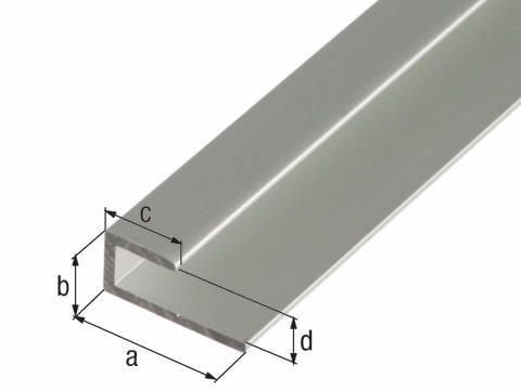 Abschlussprofil selbstklemmend 1 Abschlussprofil selbstklemmend