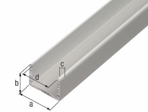 U-Profil selbstklemmend 1 U-Profil selbstklemmend