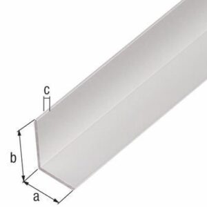 Winkelprofil Aluminium silberfarbig