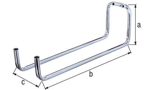 Wandhaken Stahl 1 Wandhaken Stahl