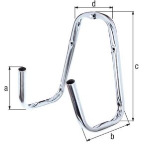 Wandhaken Stahl