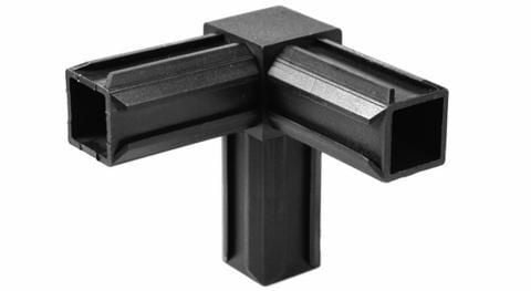 XD-Rohrverbinder 90 Grad mit extra Abgang 1 XD-Rohrverbinder 90 Grad mit extra Abgang
