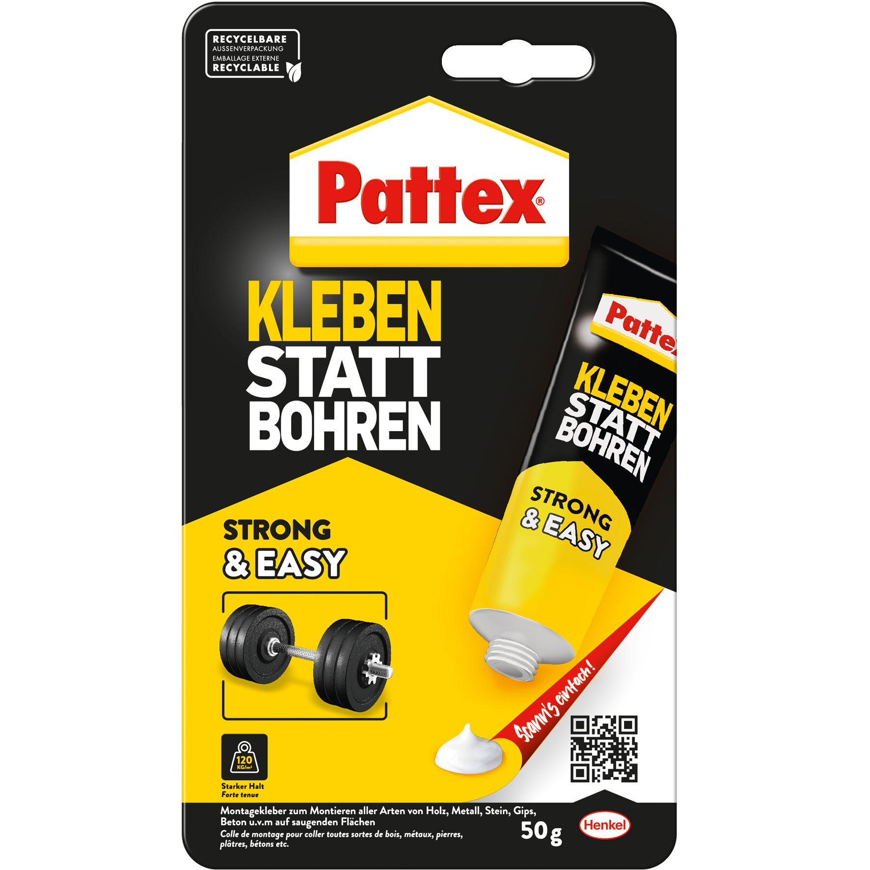 Pattex Kleben Statt Bohren Original PKB 07 1 Pattex Kleben Statt Bohren Original PKB 07