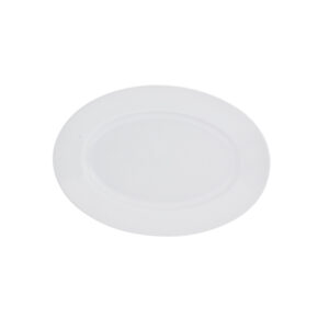 Aronda Platte oval weiß