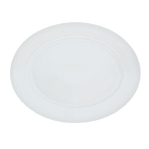 Aronda Platte oval weiß