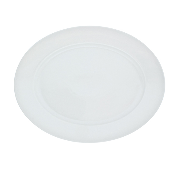 Aronda Platte oval weiß 1 Aronda Platte oval weiß