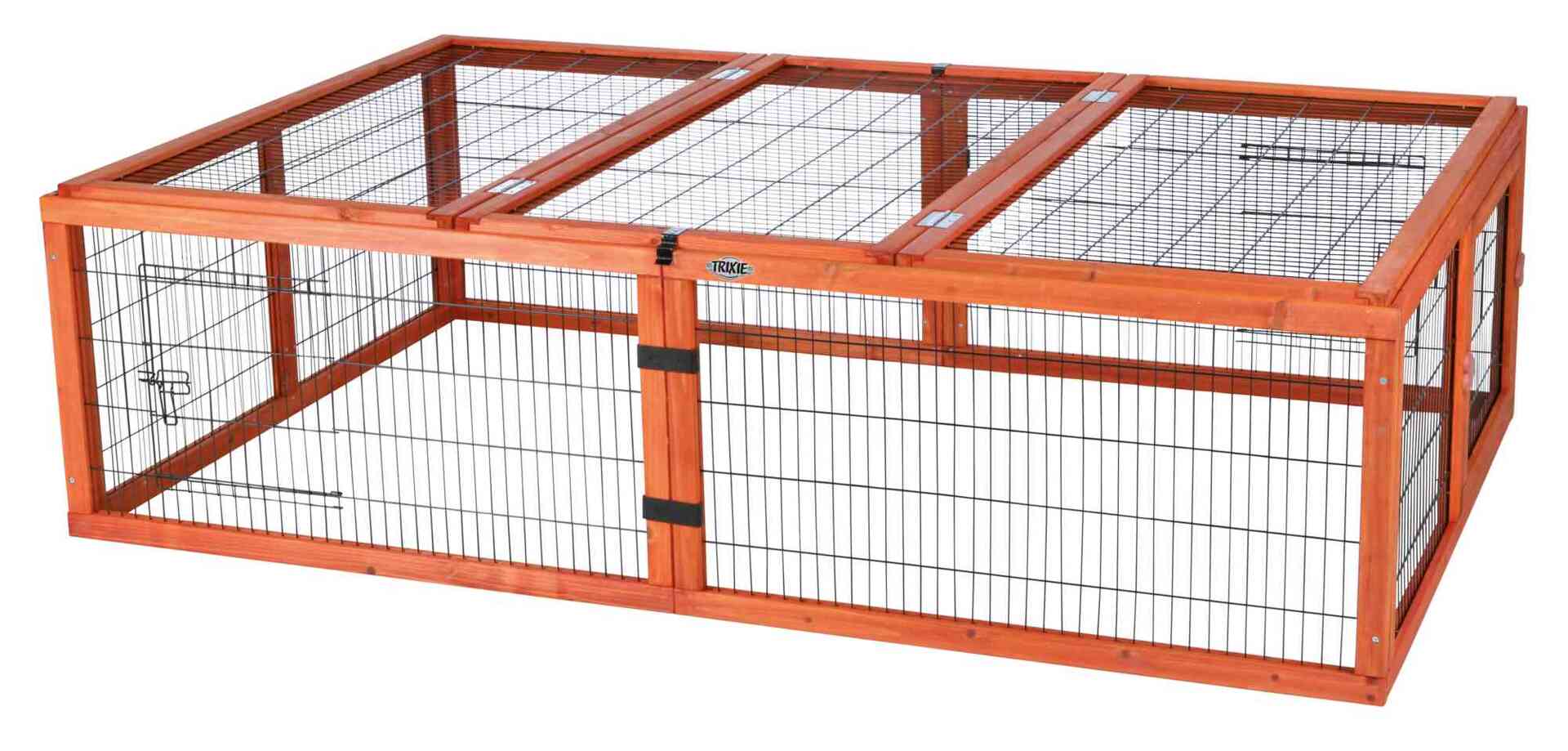 Freilaufgehege mit Abdeckung 1 Freilaufgehege mit Abdeckung