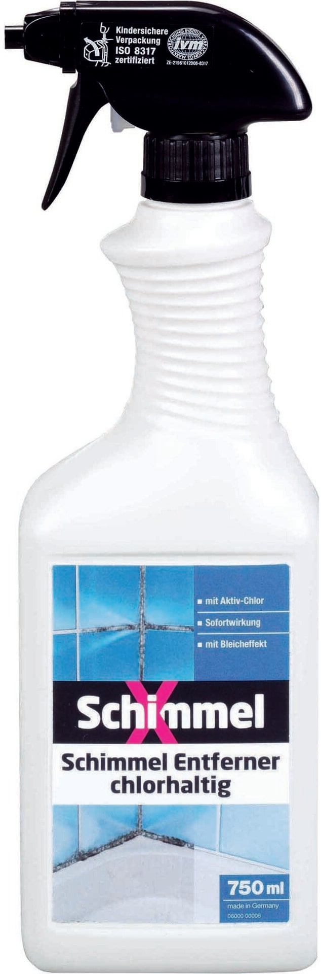 Schimmel X Schimmel Entferner - mit Aktivchlor - 750 ml 1 Schimmel X Schimmel Entferner - mit Aktivchlor - 750 ml