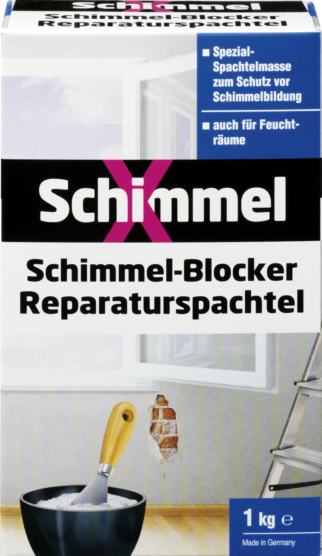 Schimmel X Schimmel Blocker Reparatur Spachtel 1,0 kg 1 Schimmel X Schimmel Blocker Reparatur Spachtel 1,0 kg