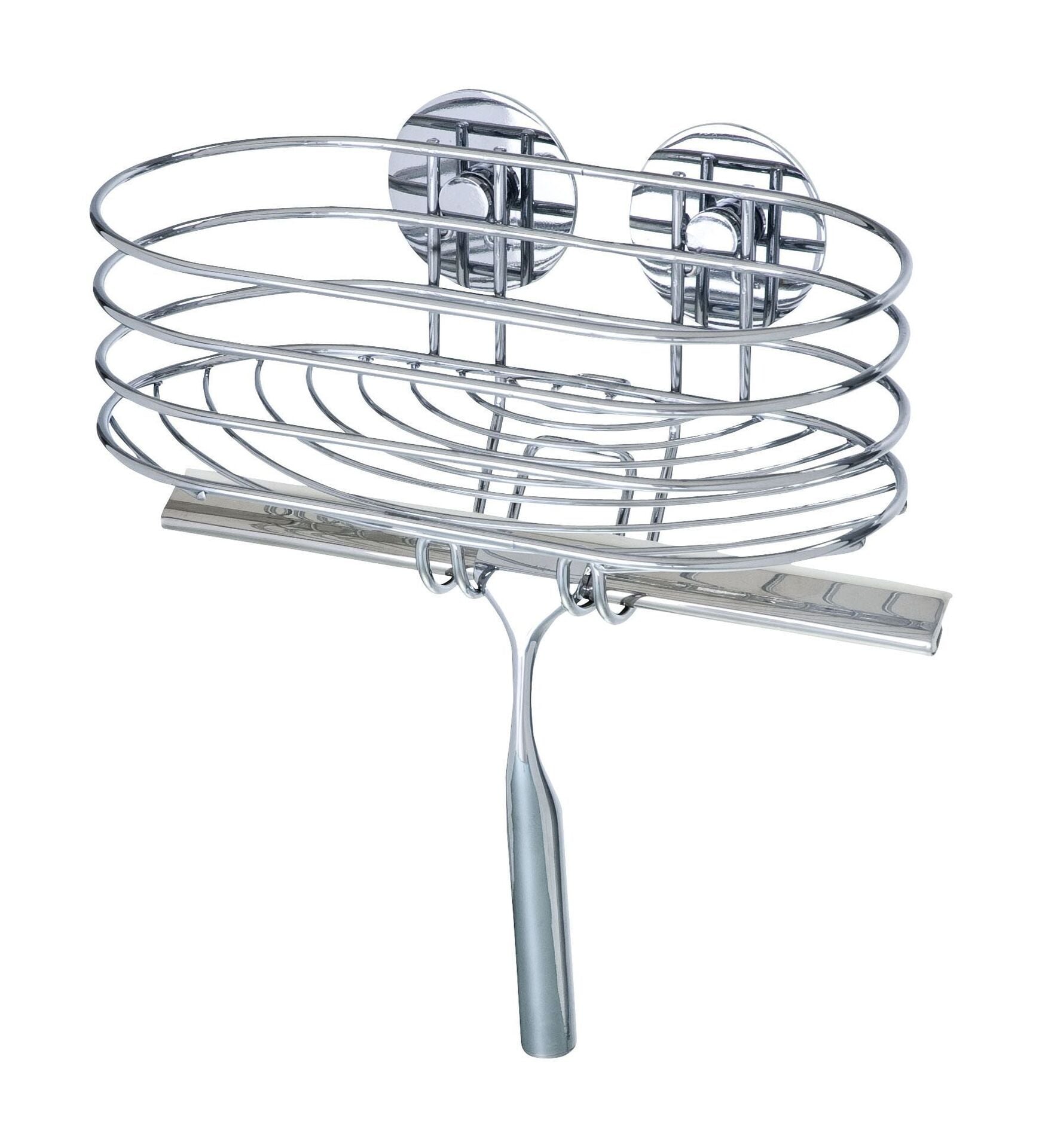 Turbo-Loc Wandablage mit Duschabzieher 1 Turbo-Loc Wandablage mit Duschabzieher