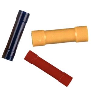 Stoßverbinder je 3 rot, blau, gelb