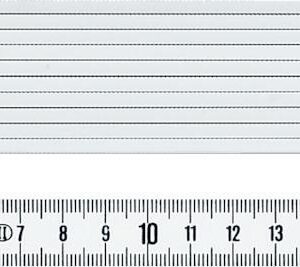 Gliedermaßstab Buche 2mx16mm weiß FORTIS