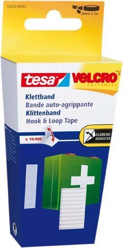 TESA Klettband zum Aufkleben 1 TESA Klettband zum Aufkleben