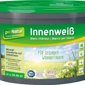 pronatur Innenweiß Silikat-Mineralfarbe