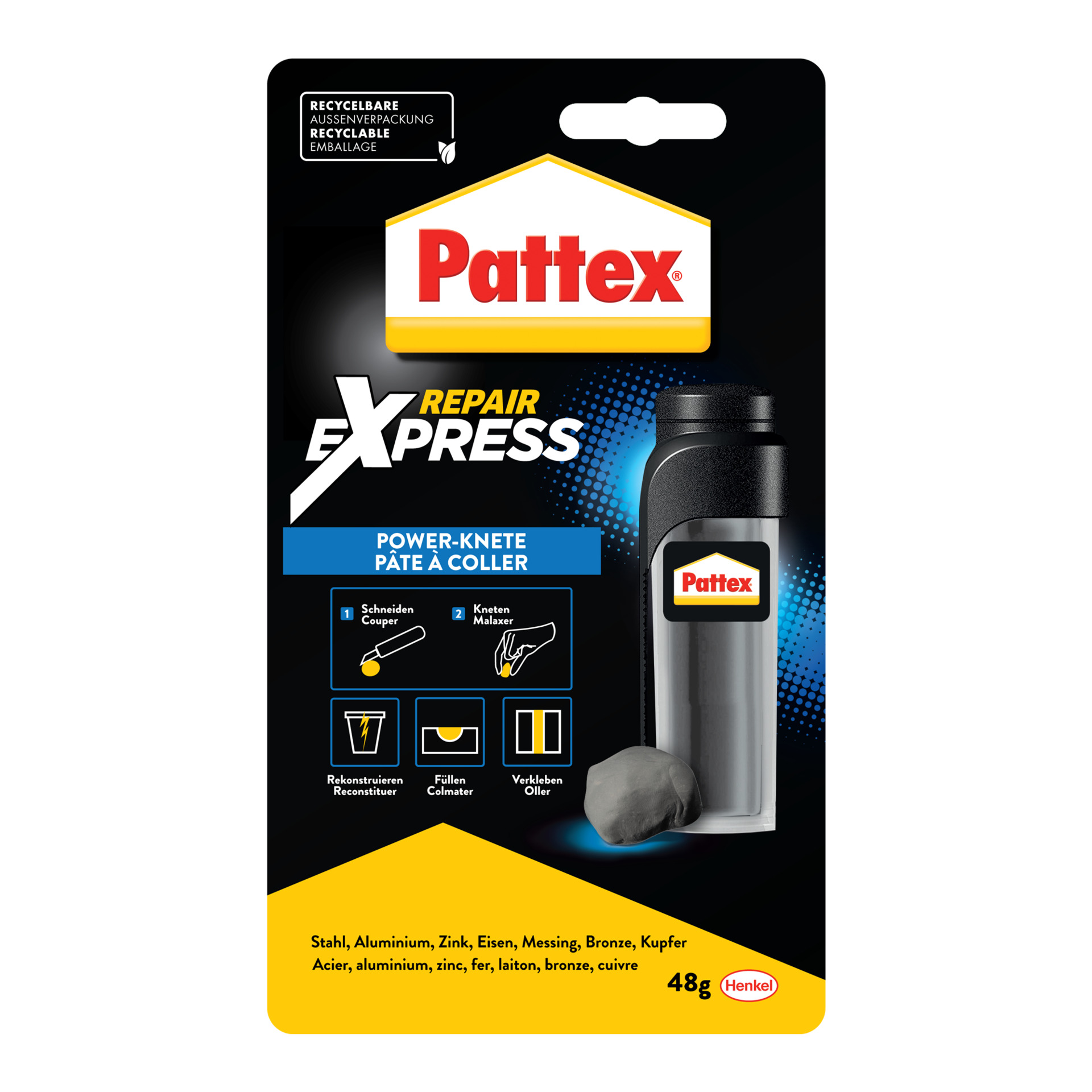 Powerknete Repair Express, 48g 1 Powerknete Repair Express, 48g