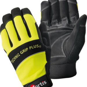 Handschuh Technic Grip +,Gr.8,gelb/schw.,FORTIS