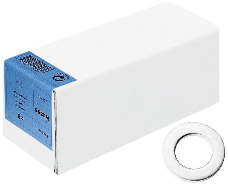 Scheibe DIN 125 A 5,3 zn KP E-NORMpro 1500 Stück