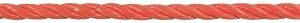 Polypropylen-Seil 12mm gedreht orange Rolle 70m (250x200)